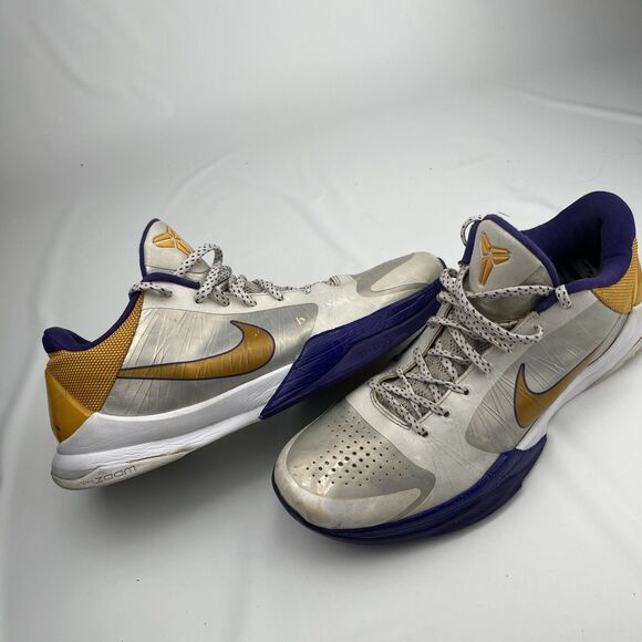 Nike Kobe 5 Laker Playoff Home Sz 10.5 RARE main image 10